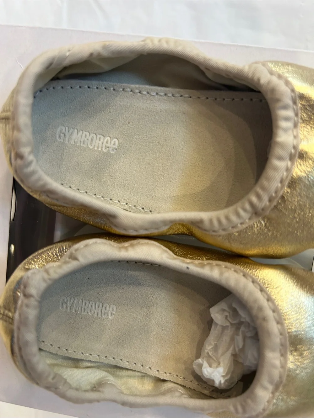 Gymboree Gold Metallic Baby Walker Shoes